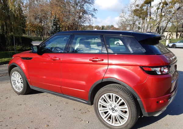 Land Rover Range Rover Evoque cena 72900 przebieg: 151000, rok produkcji 2013 z Wrocław małe 92